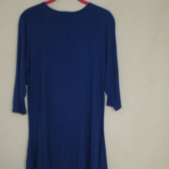 Antthony Originals Royal Blue Ruche Pant & Scoop Neck Shark Bite Hem Top… - Picture 8 of 10